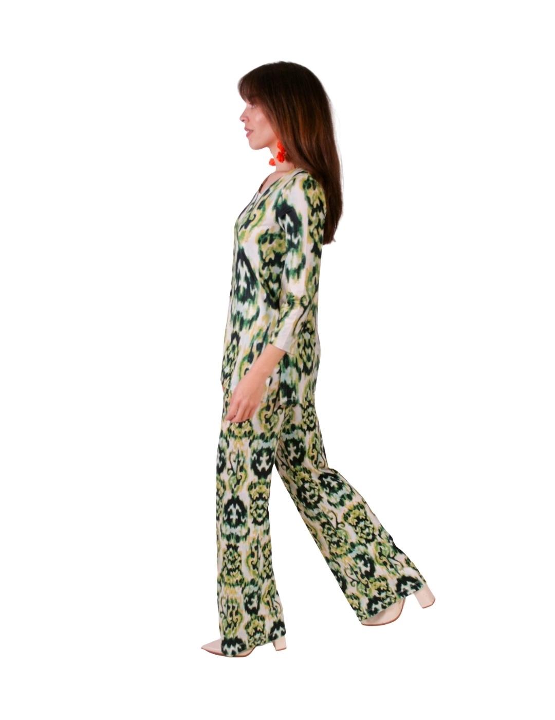 PAROLE Pantalón Estampado verde