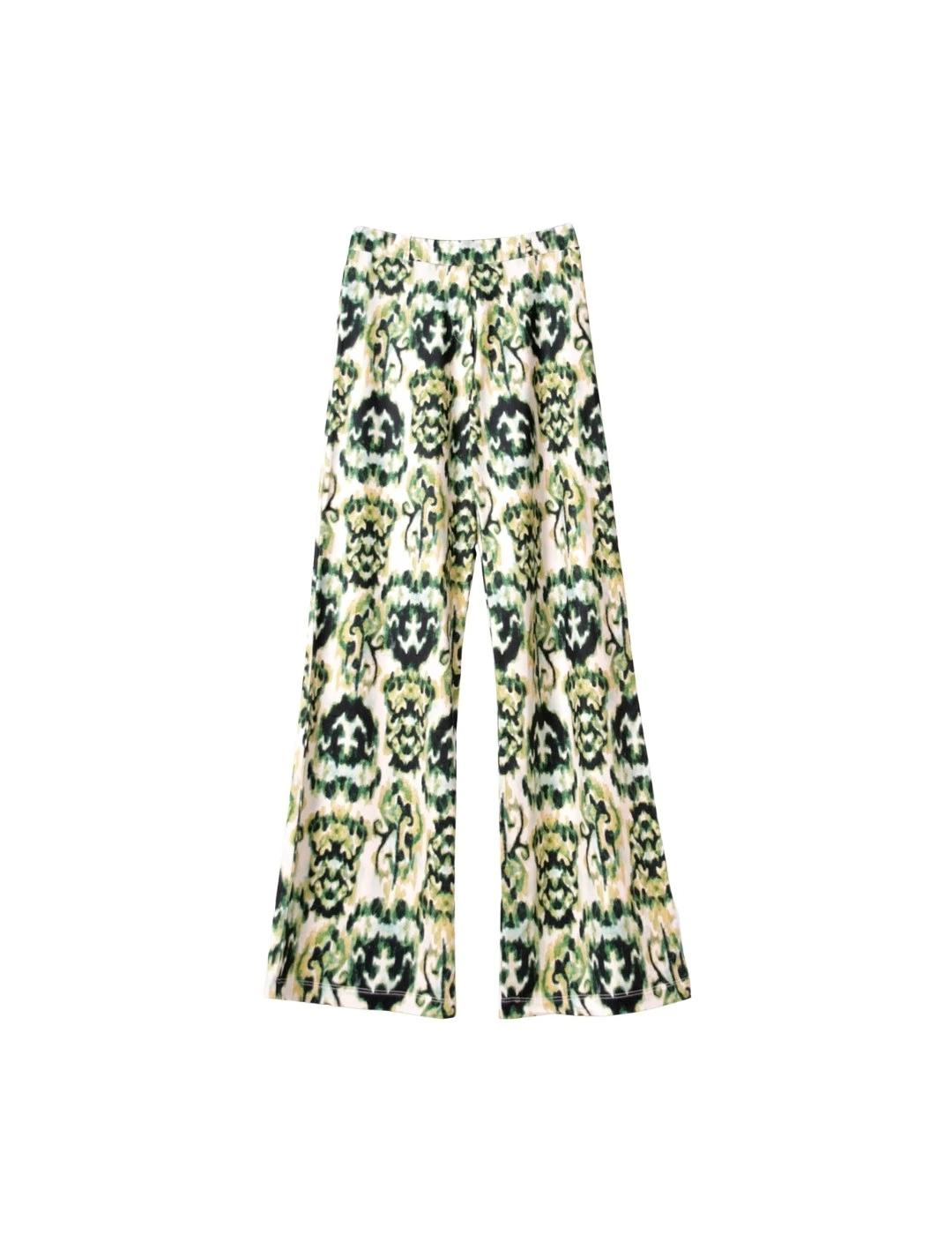 PAROLE Pantalón Estampado verde