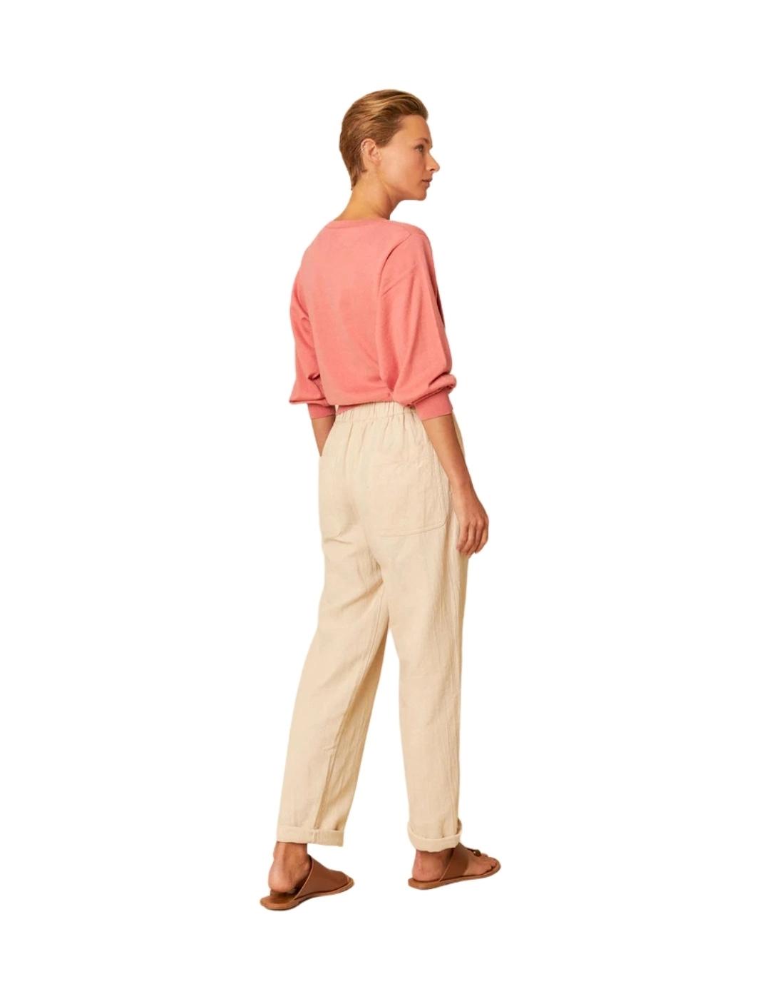 Indi & Cold Pantalón jogger Panamá Crudo