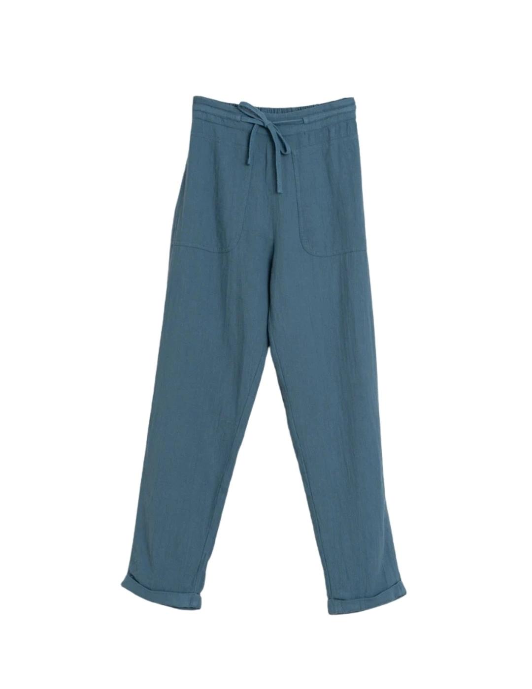 Indi & Cold Pantalón jogger Panamá Azul Índigo