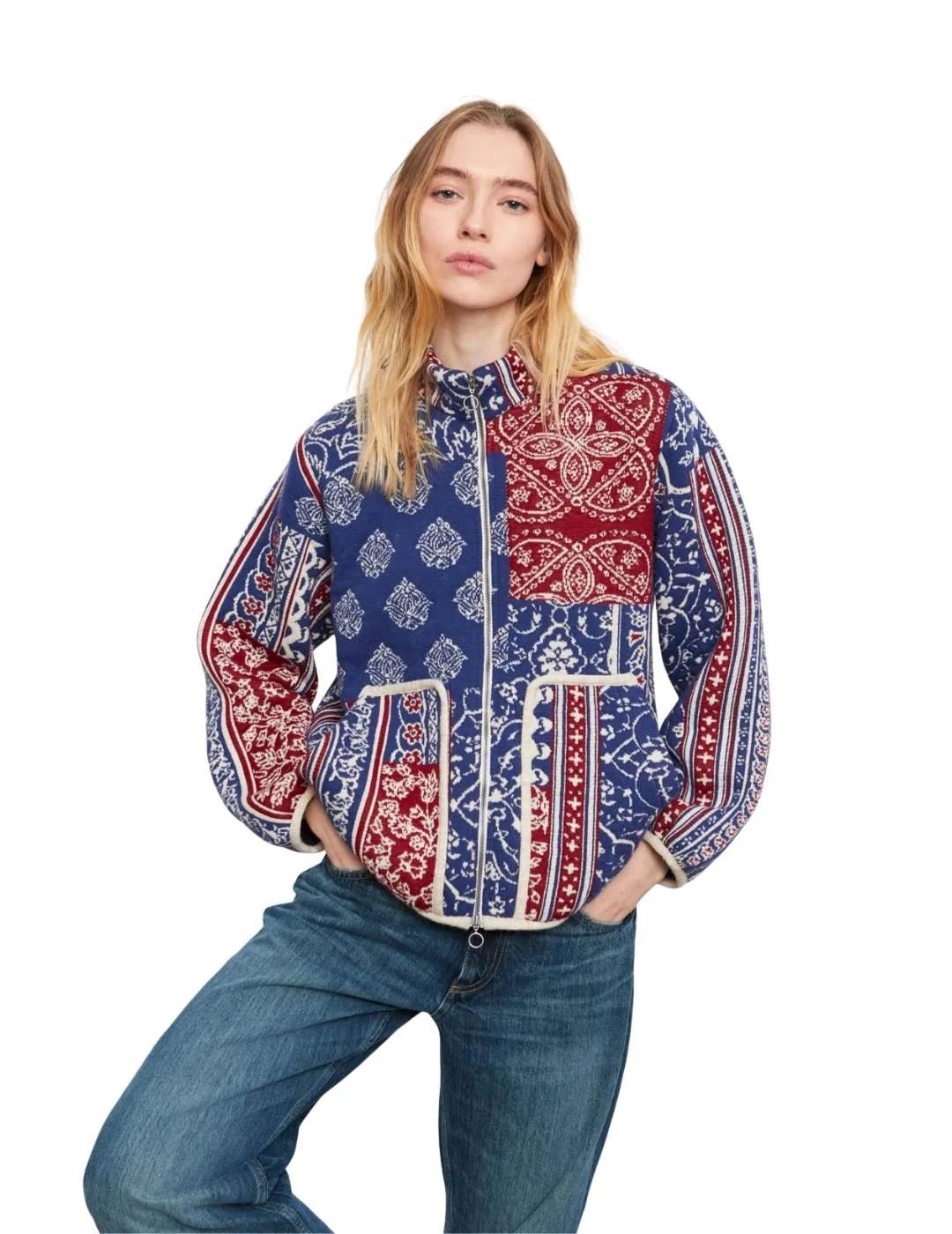 Aldo Martins Chaqueta Cremallera Magina Azul