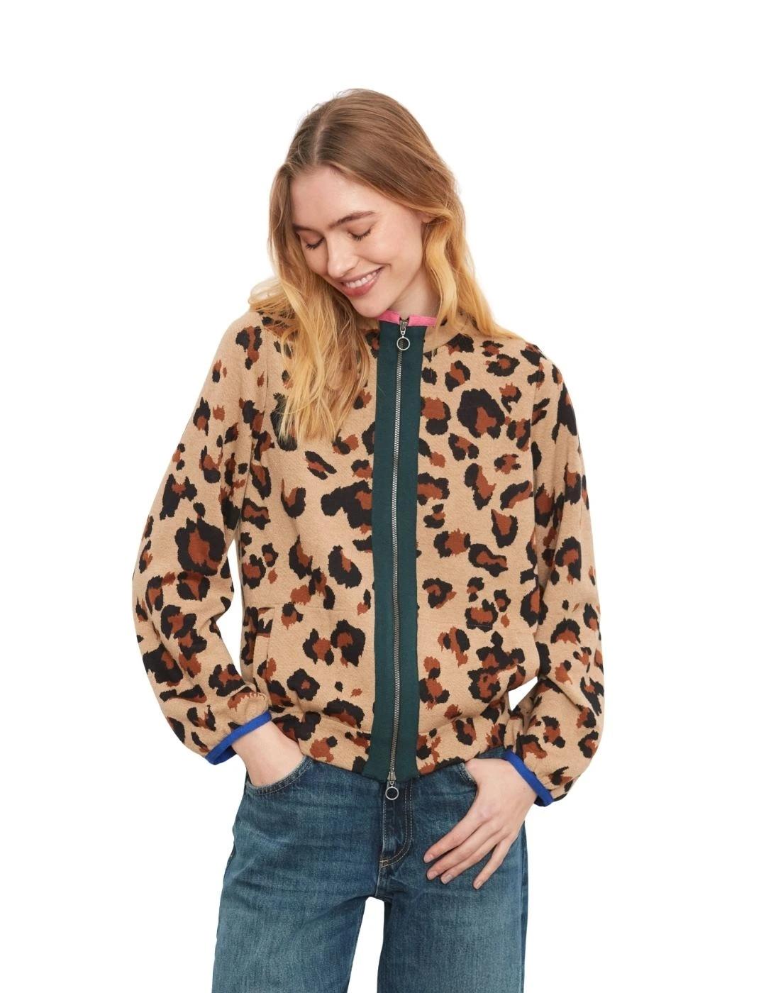 Aldo Martins Chaqueta Cremallera Olimpo Beige