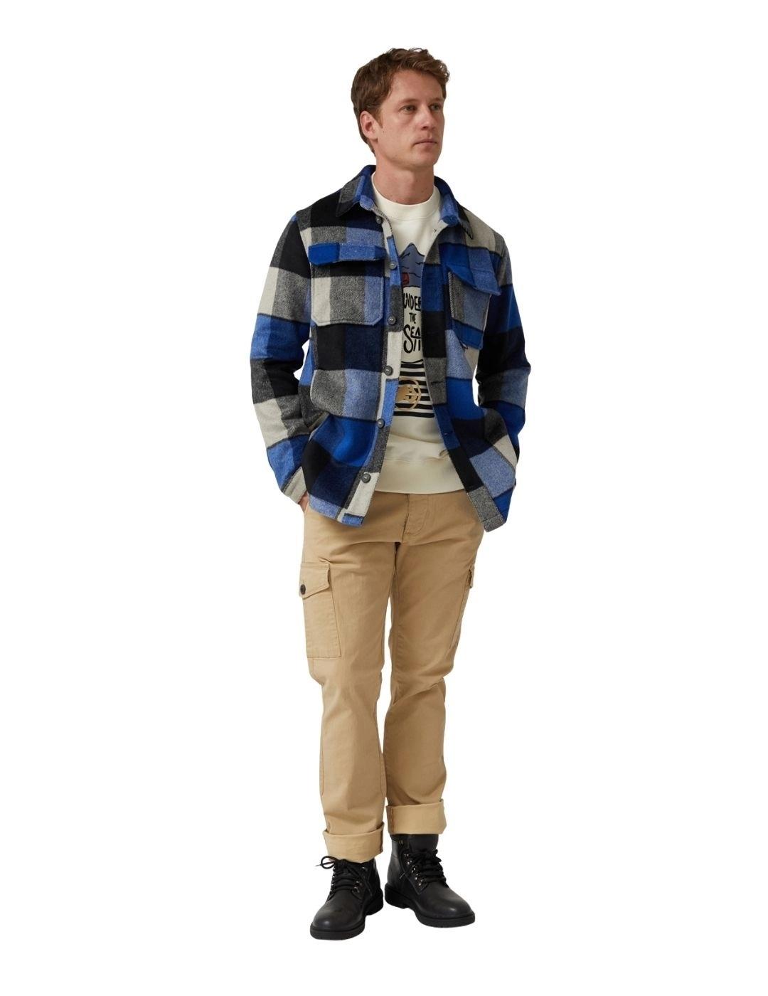 Altonadock Sobrecamisa cuadros Azul