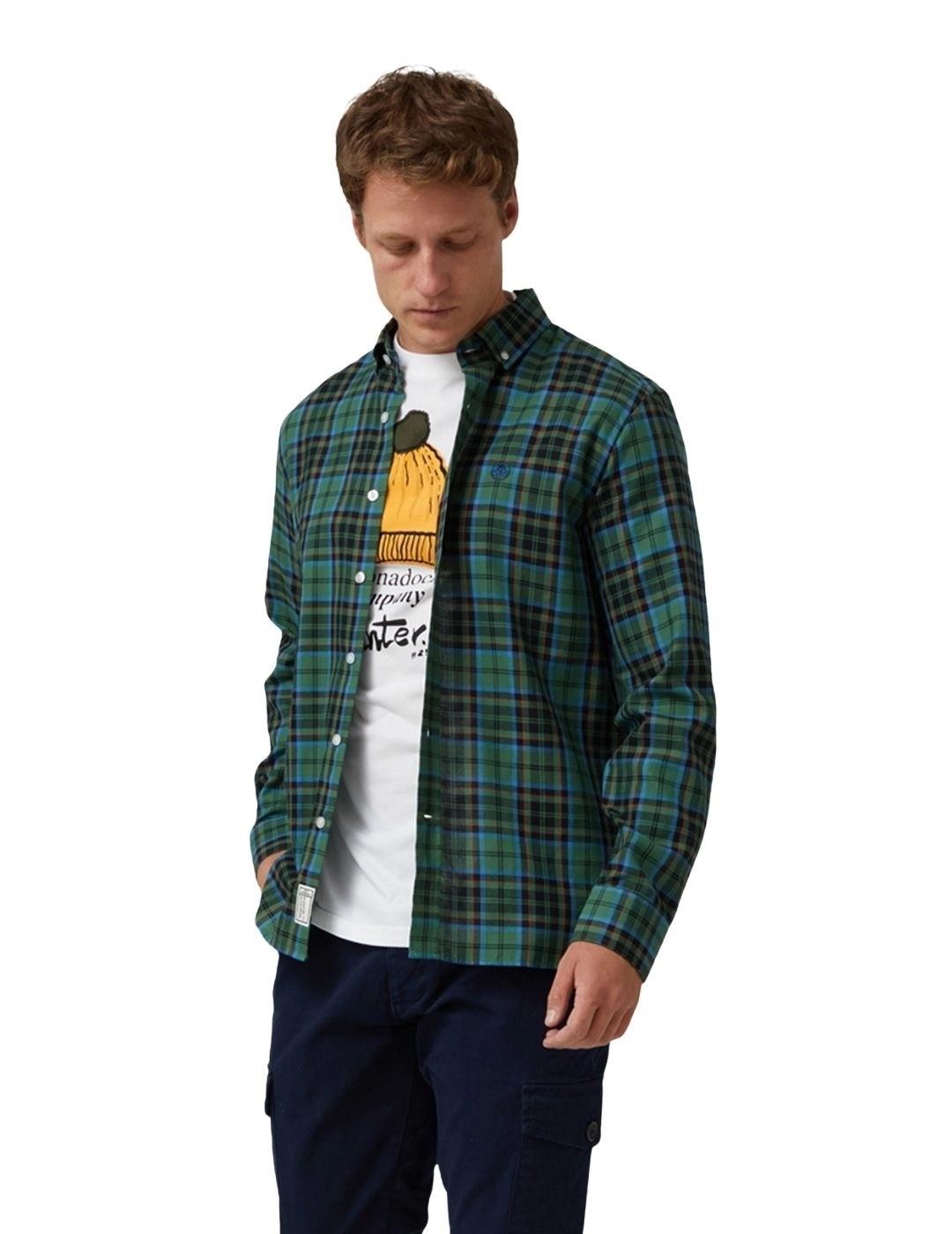 Altonadock Camisa Verde de cuadros