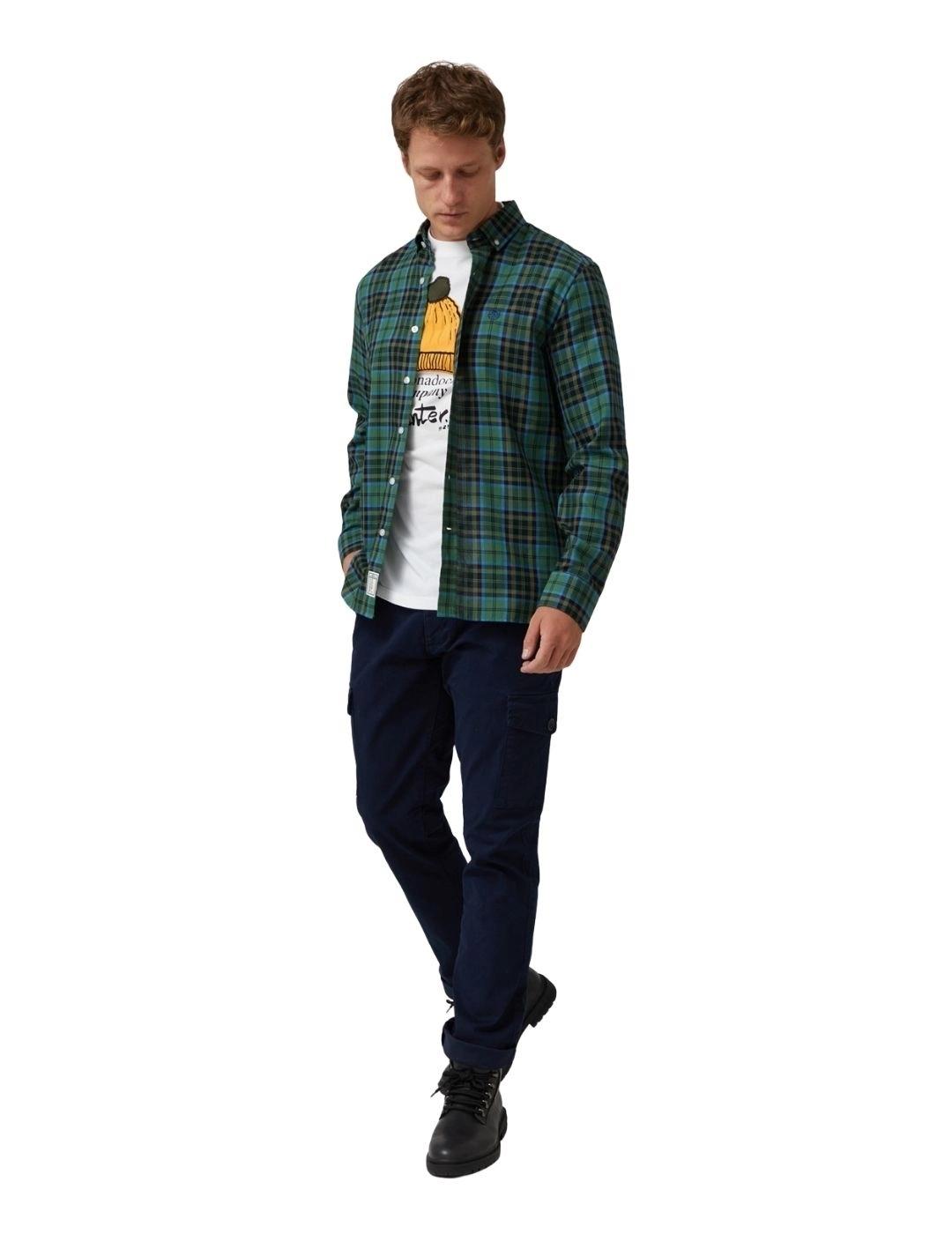 Altonadock Camisa Verde de cuadros