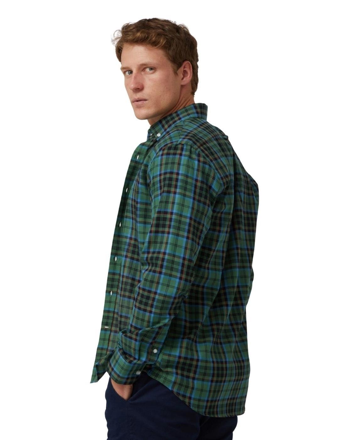 Altonadock Camisa Verde de cuadros