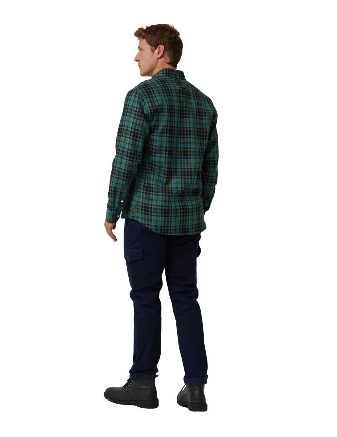 Altonadock Camisa Verde de cuadros