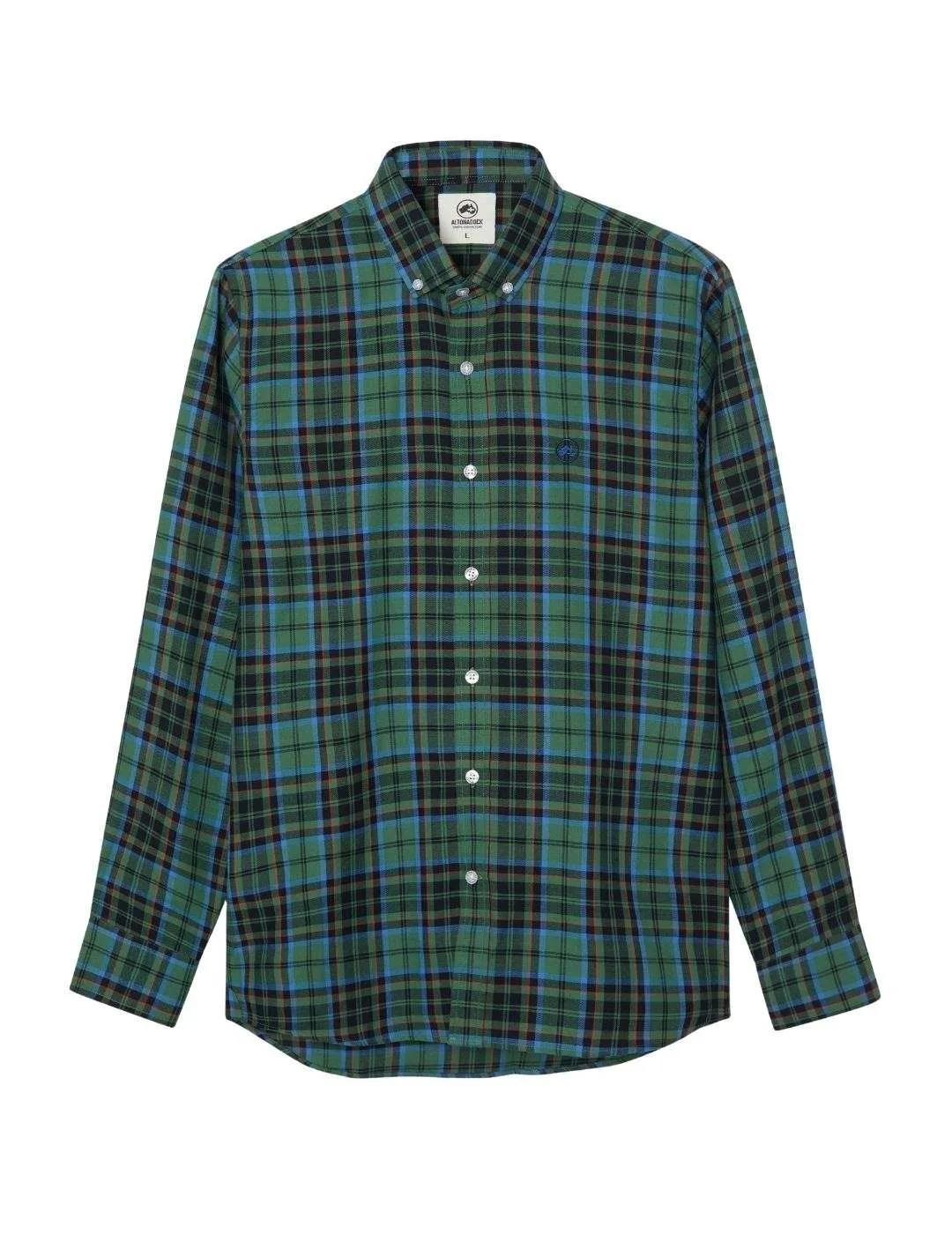 Altonadock Camisa Verde de cuadros
