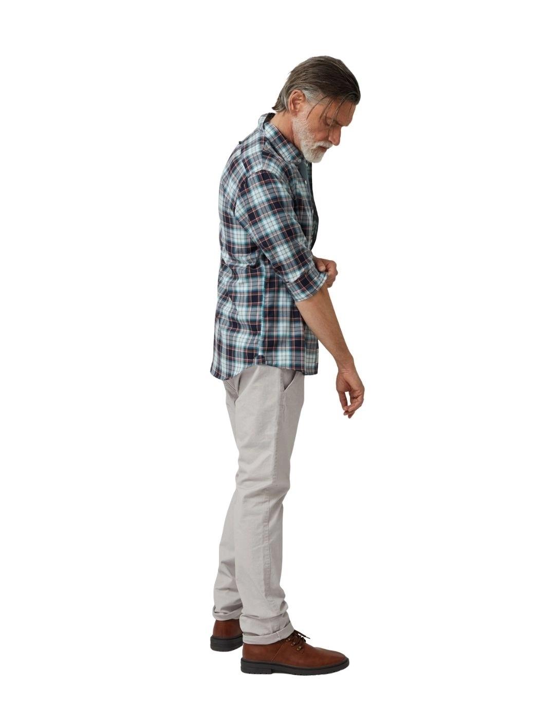 Altonadock Camisa Azul de cuadros