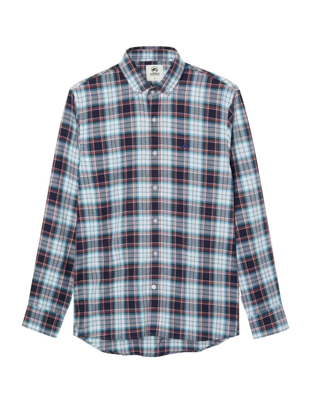 Altonadock Camisa Azul de cuadros