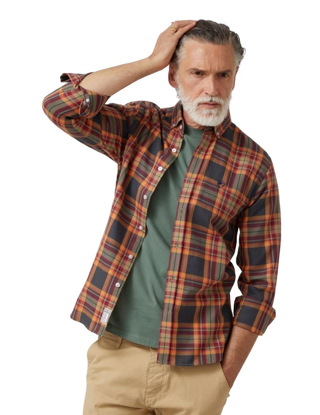 Altonadock Camisa Azul de cuadros