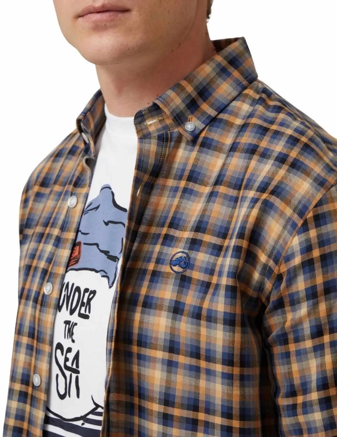 Altonadock Camisa Amarilla de cuadros