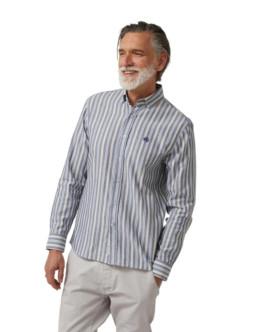 Altonadock Camisa Azul de cuadros