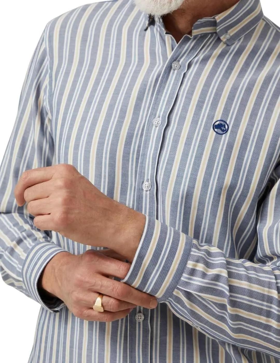 Altonadock Camisa Azul de rayas