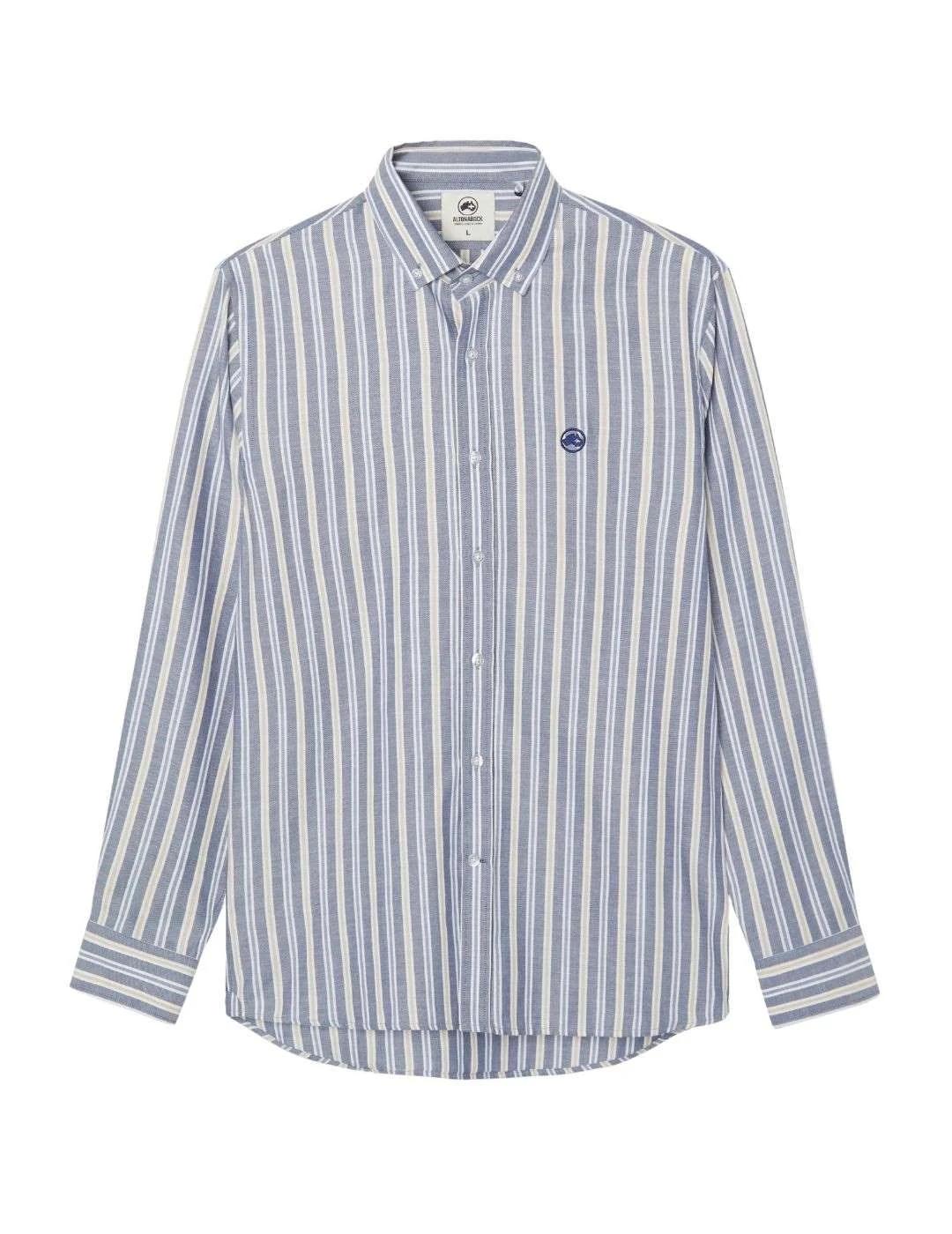 Altonadock Camisa Azul de rayas