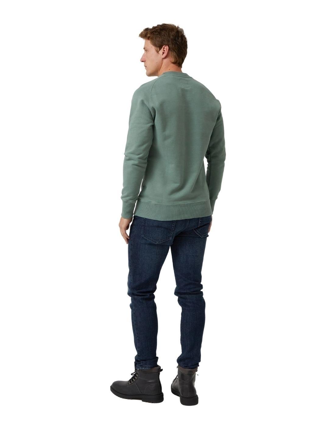 Altonadock Sudadera Verde dibujo ancla