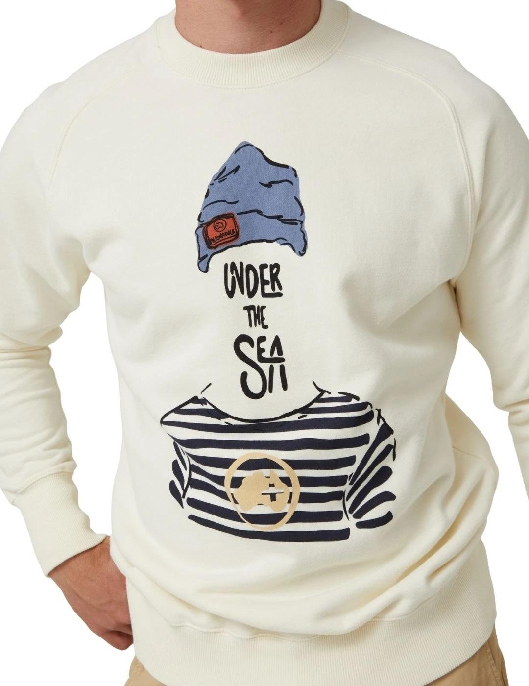 Altonadock Sudadera Crudo dibujo