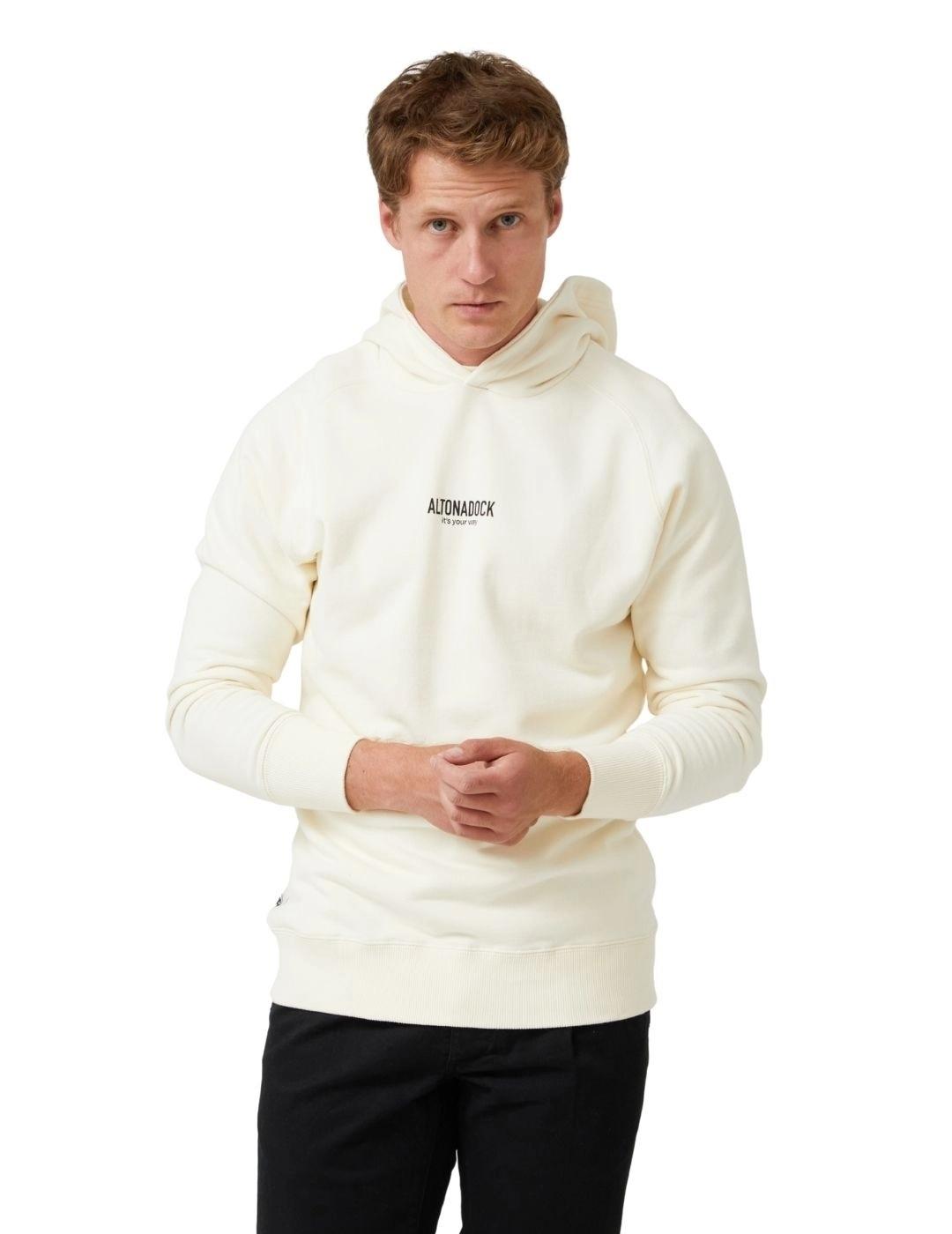 Altonadock Sudadera Crudo con capucha