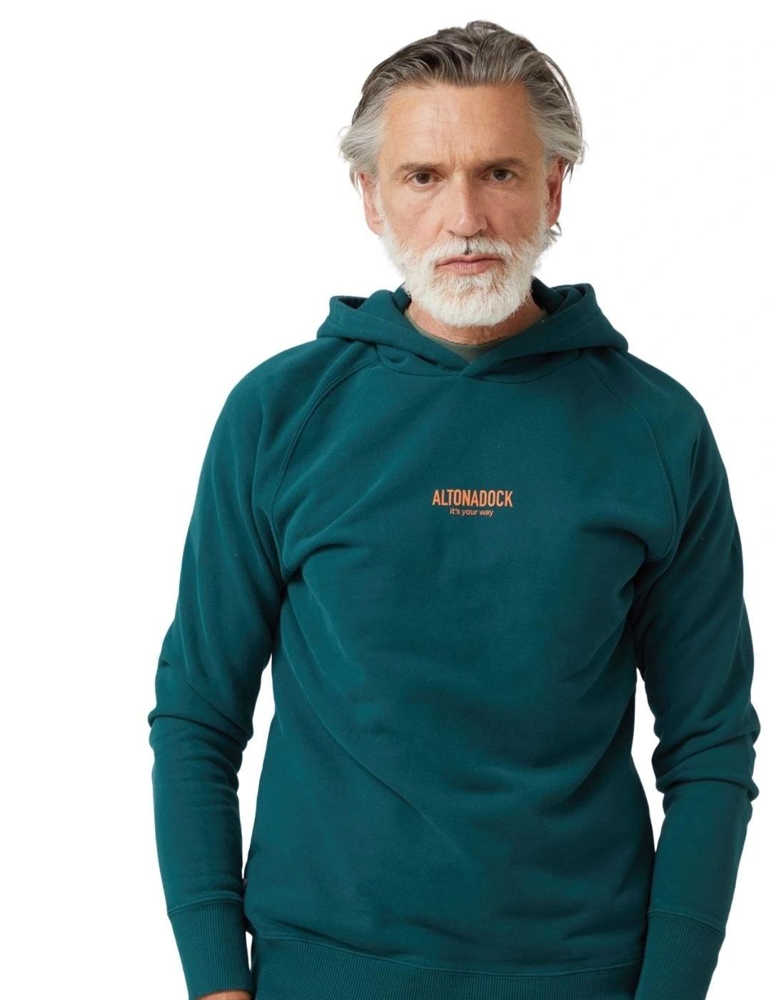 Altonadock Sudadera Verde oscuro con capucha