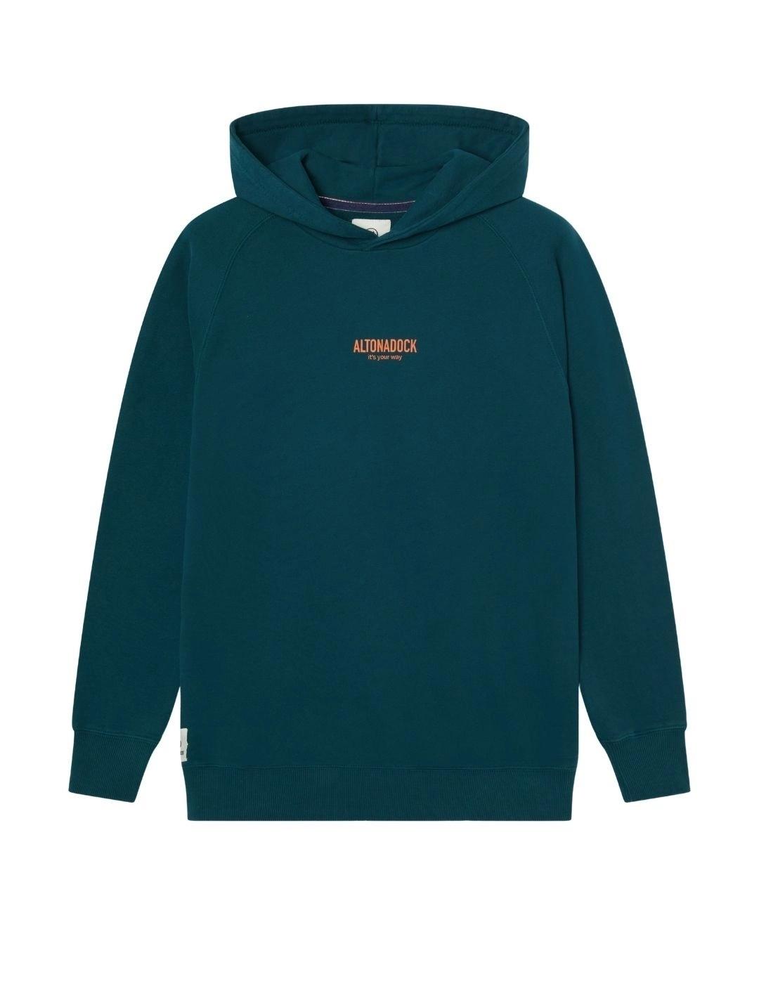 Altonadock Sudadera Verde oscuro con capucha