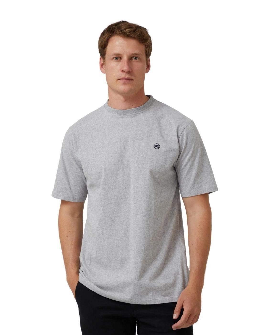 Altonadock Camiseta Gris básica logo