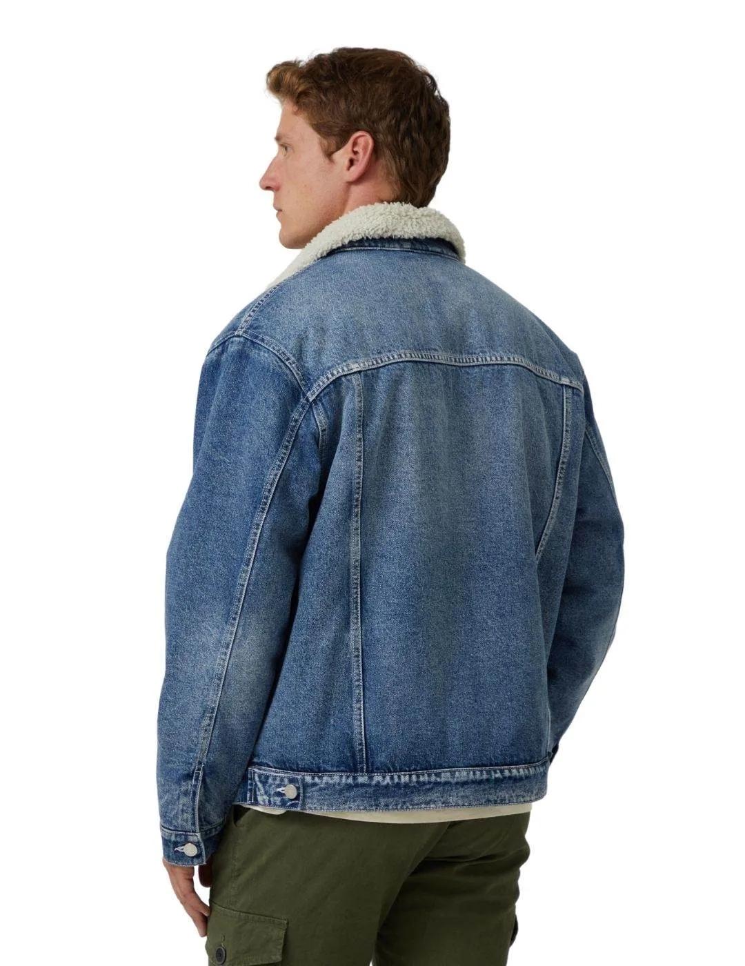 Altonadock Chaqueta Vaquera Azul con borreguillo