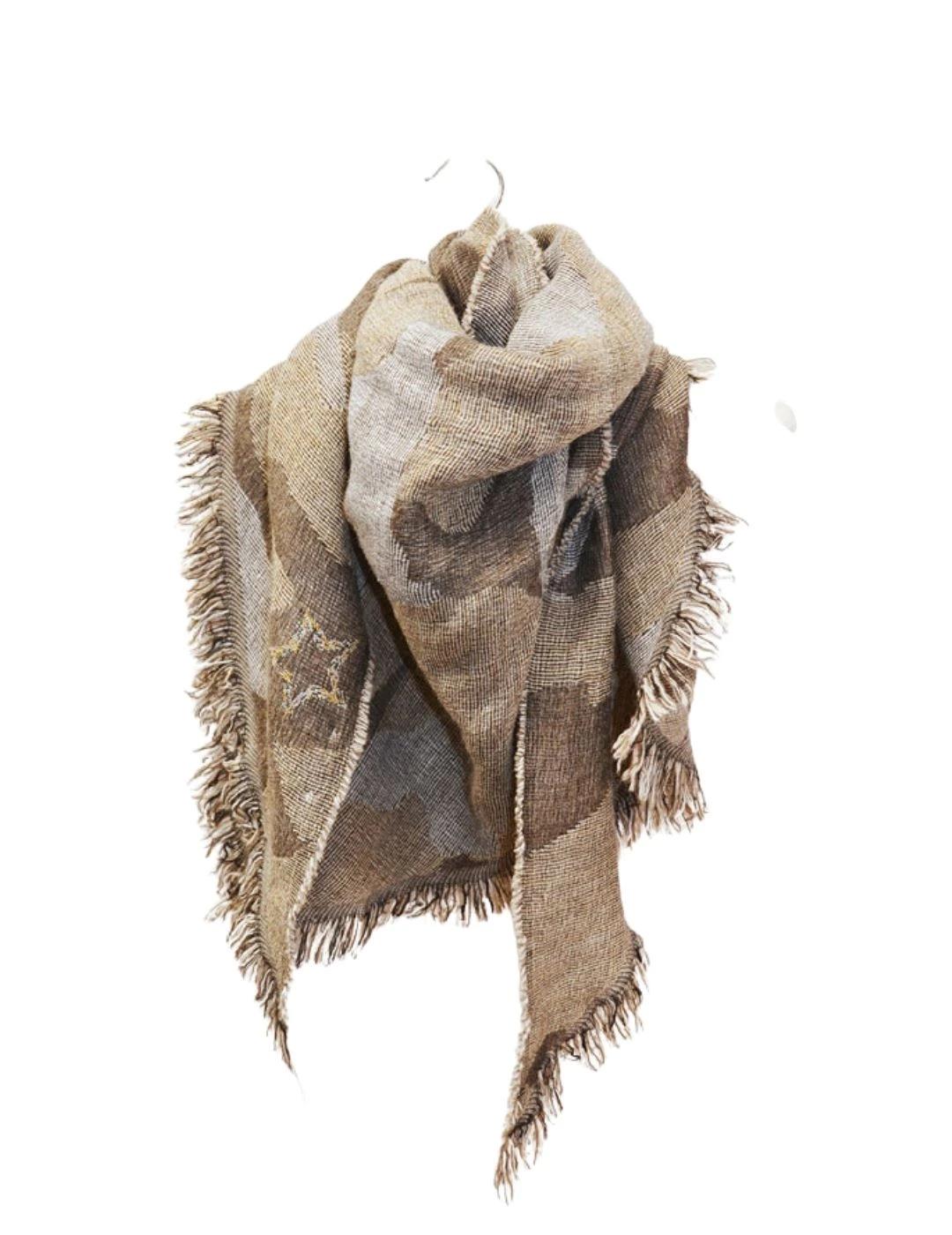 Anna Mora Bufanda Marrón