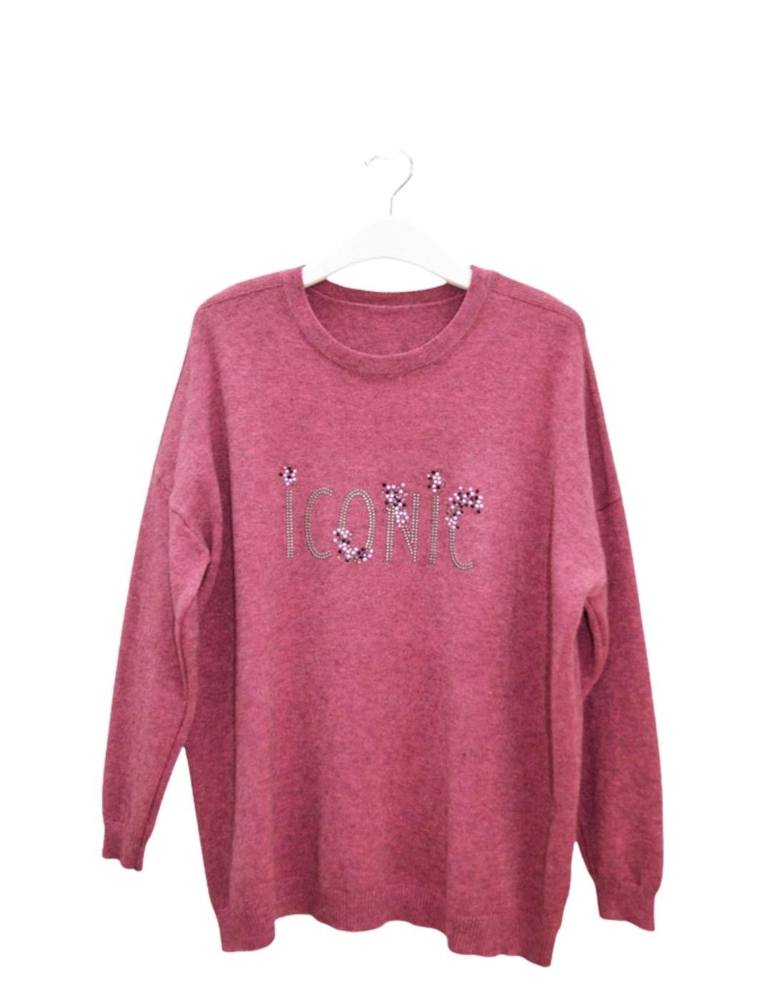 Anna Mora Jersey Rosa Iconic