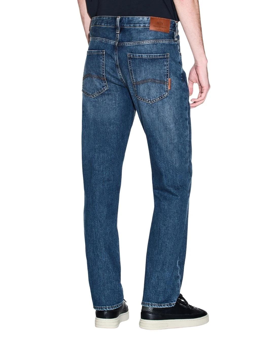 Armani Pantalones vaqueros Ajustados Denim azul