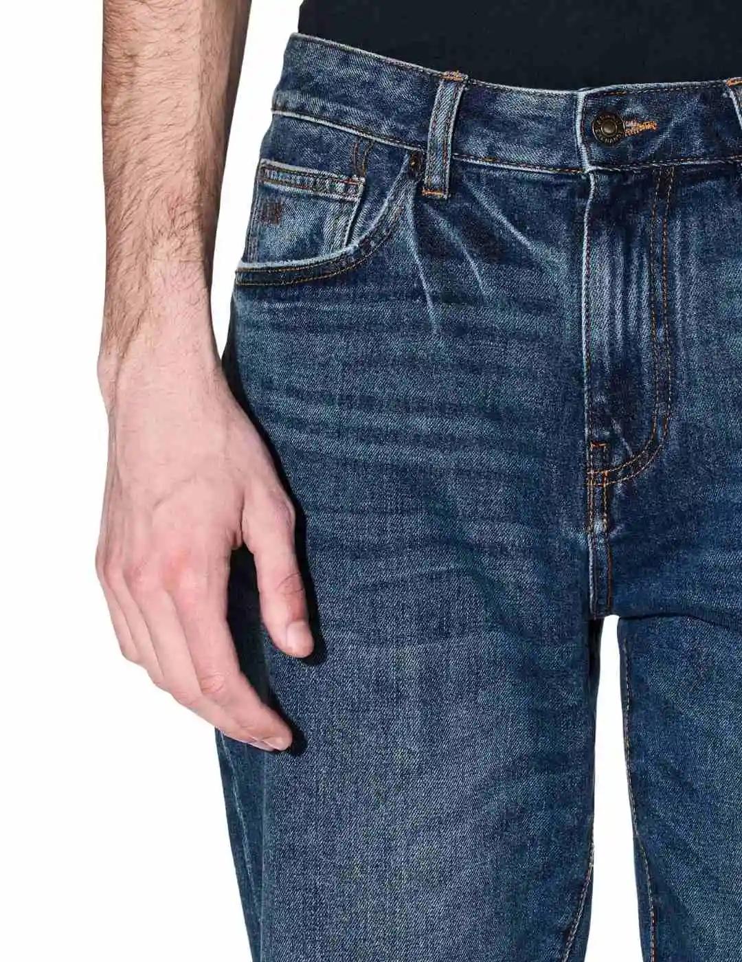 Armani Pantalones vaqueros Ajustados Denim azul
