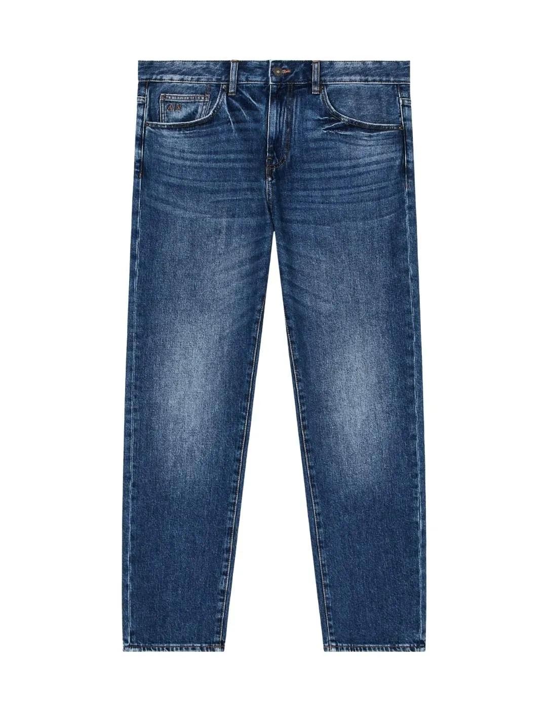 Armani Pantalones vaqueros Ajustados Denim azul