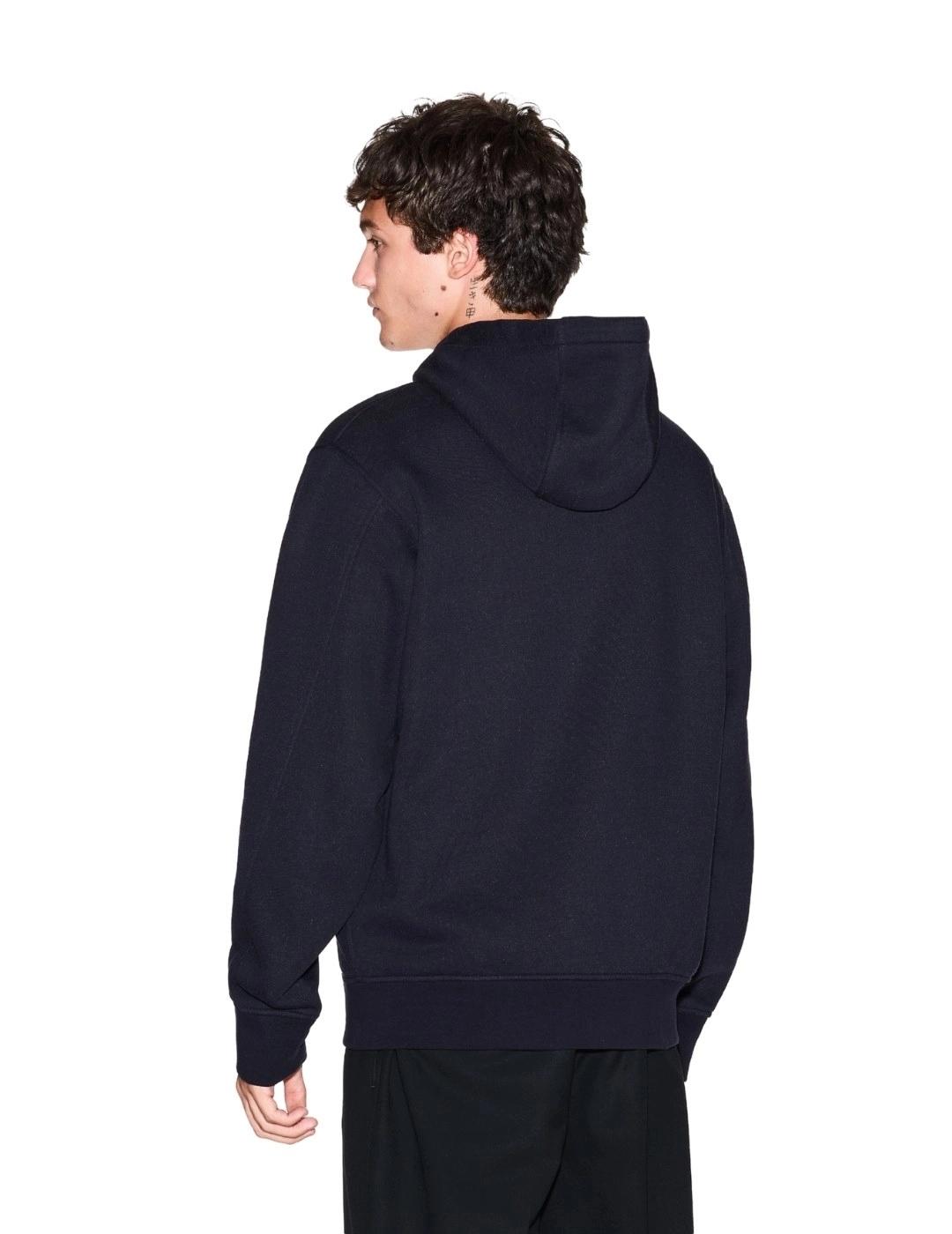 Armani Sudadera con cremallera Azul marino oscuro