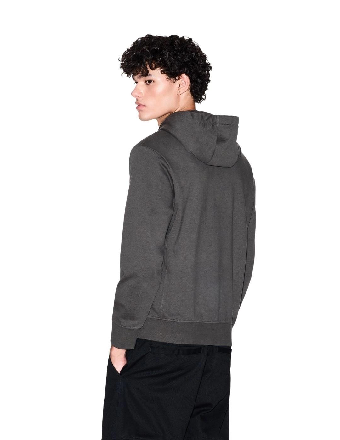 Armani Sudadera con cremallera Gris oscura