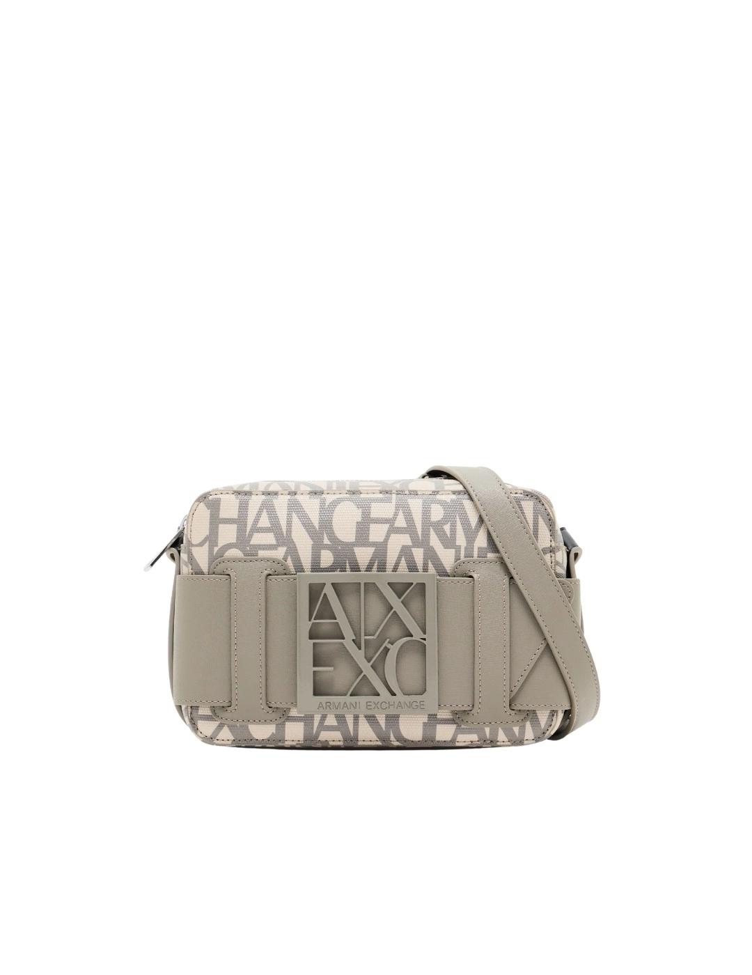 Armani Bolso pequeño Beige logotipado