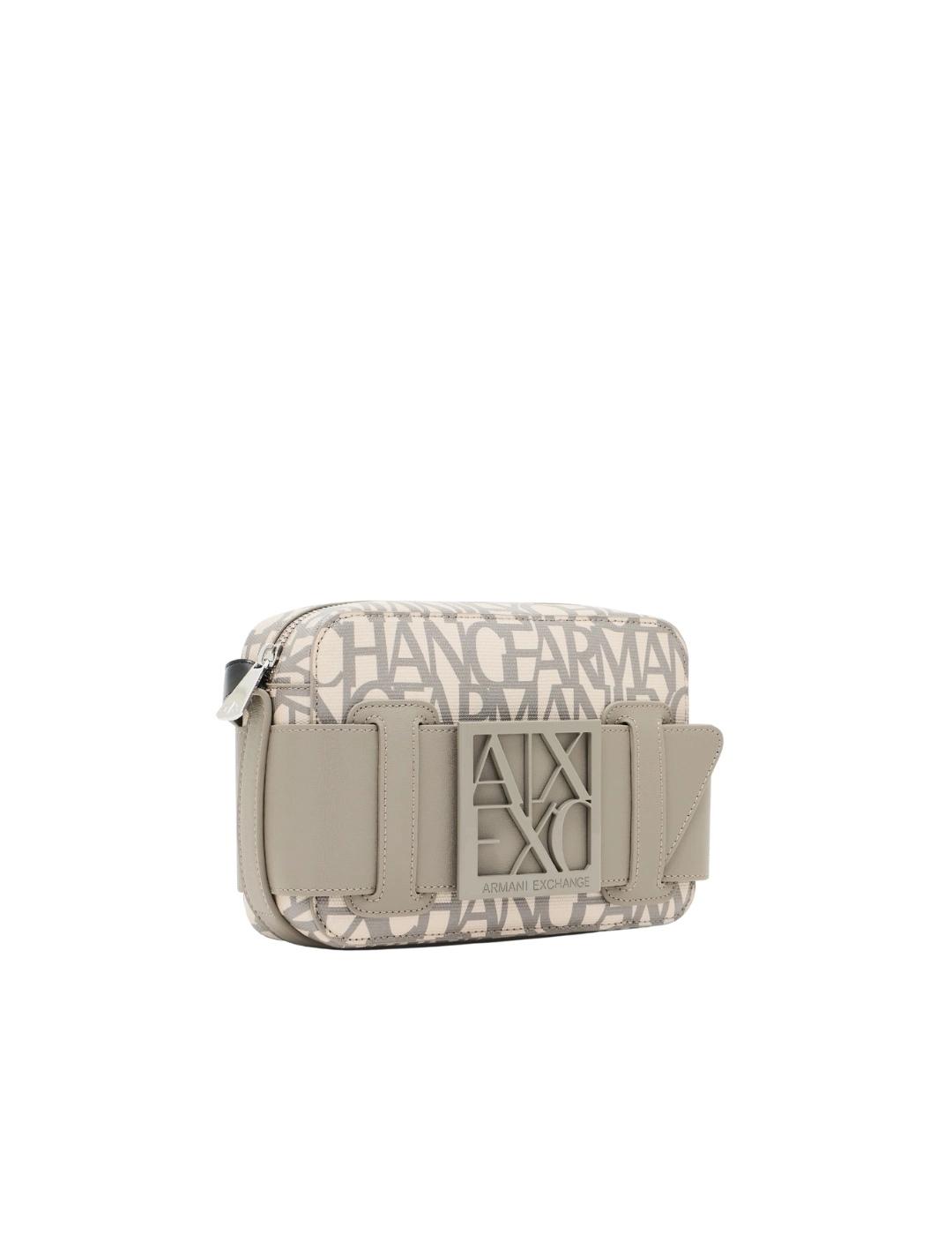 Armani Bolso pequeño Beige logotipado