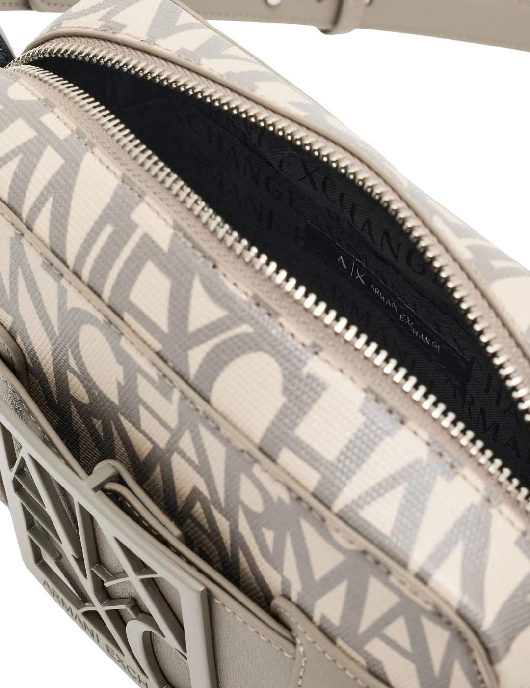 Armani Bolso pequeño Beige logotipado