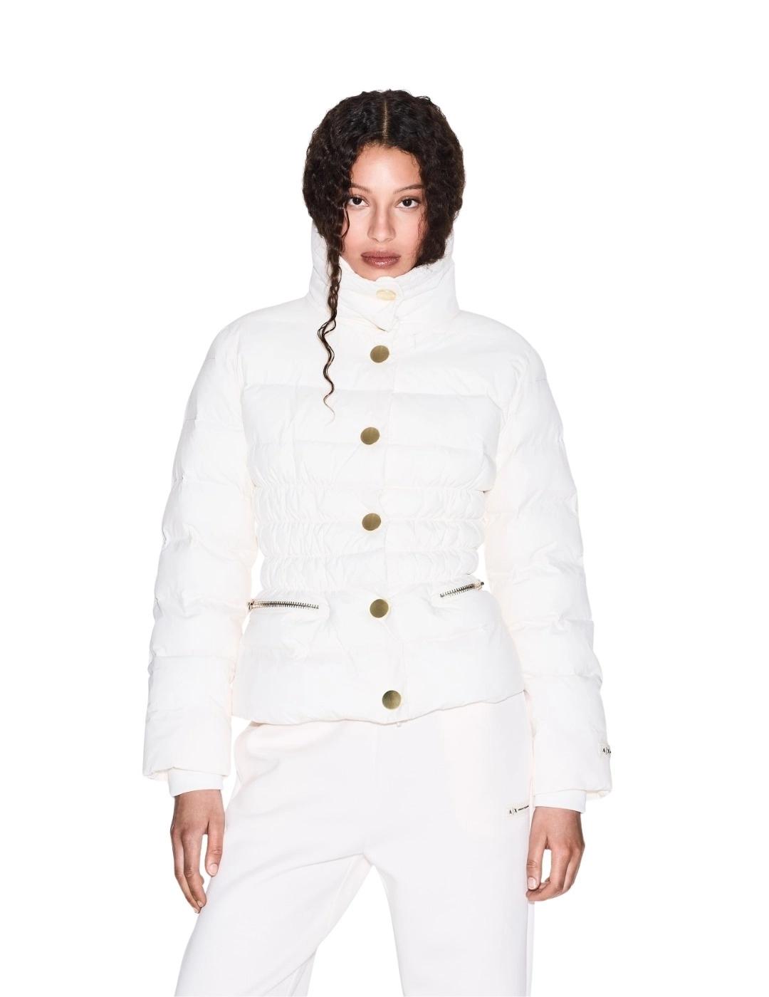 Armani Chaqueta acolchada Blanca