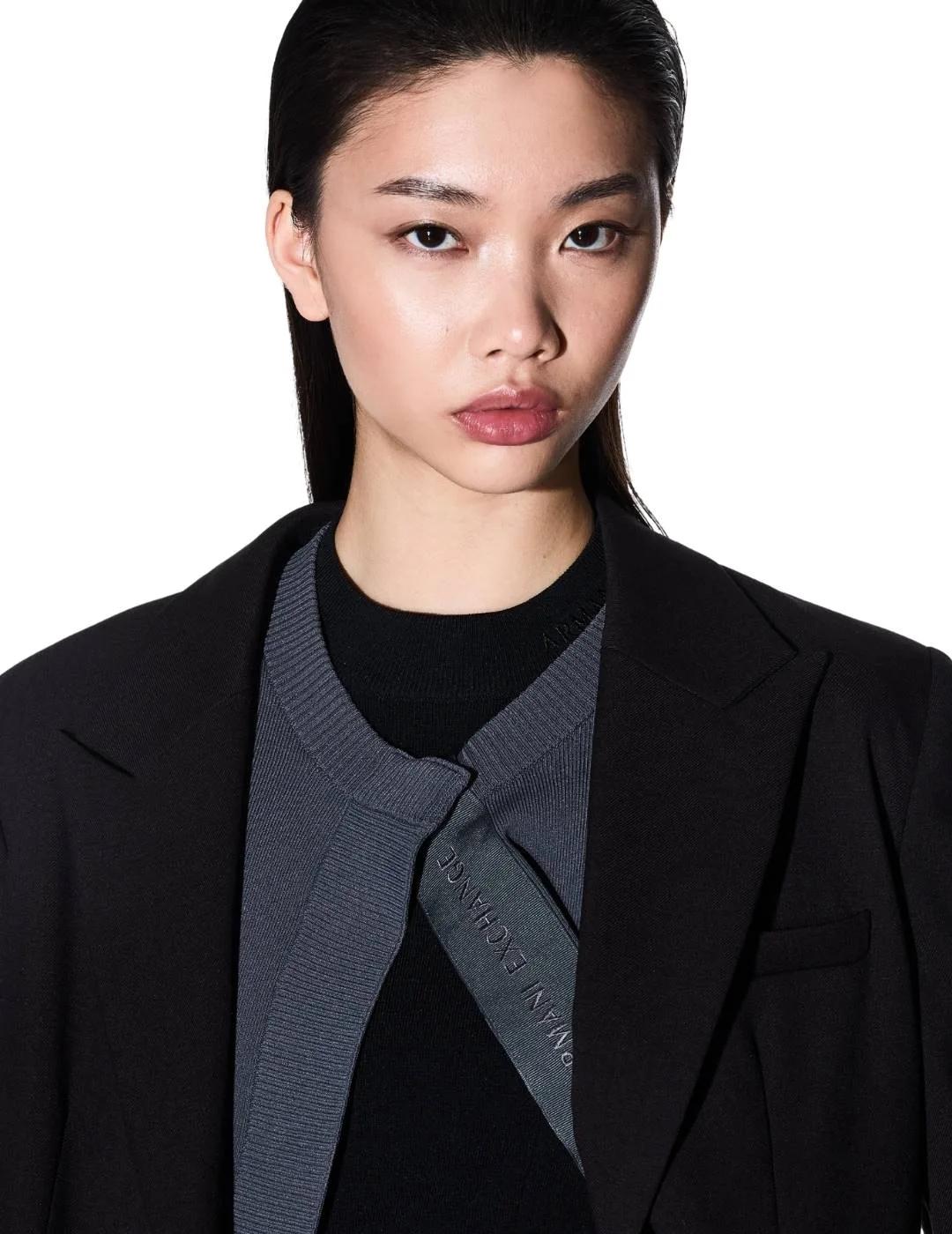 Armani Blazer Negra de un botón