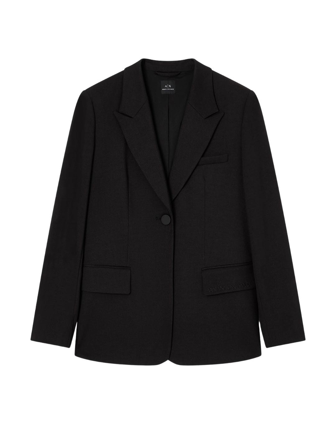Armani Blazer Negra de un botón