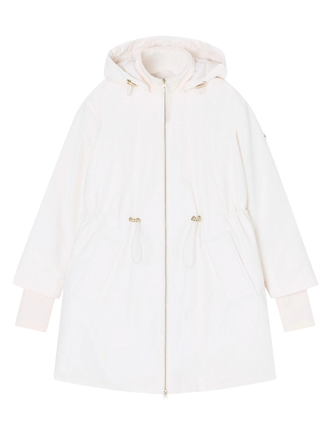 Armani Parka Blanca con capucha