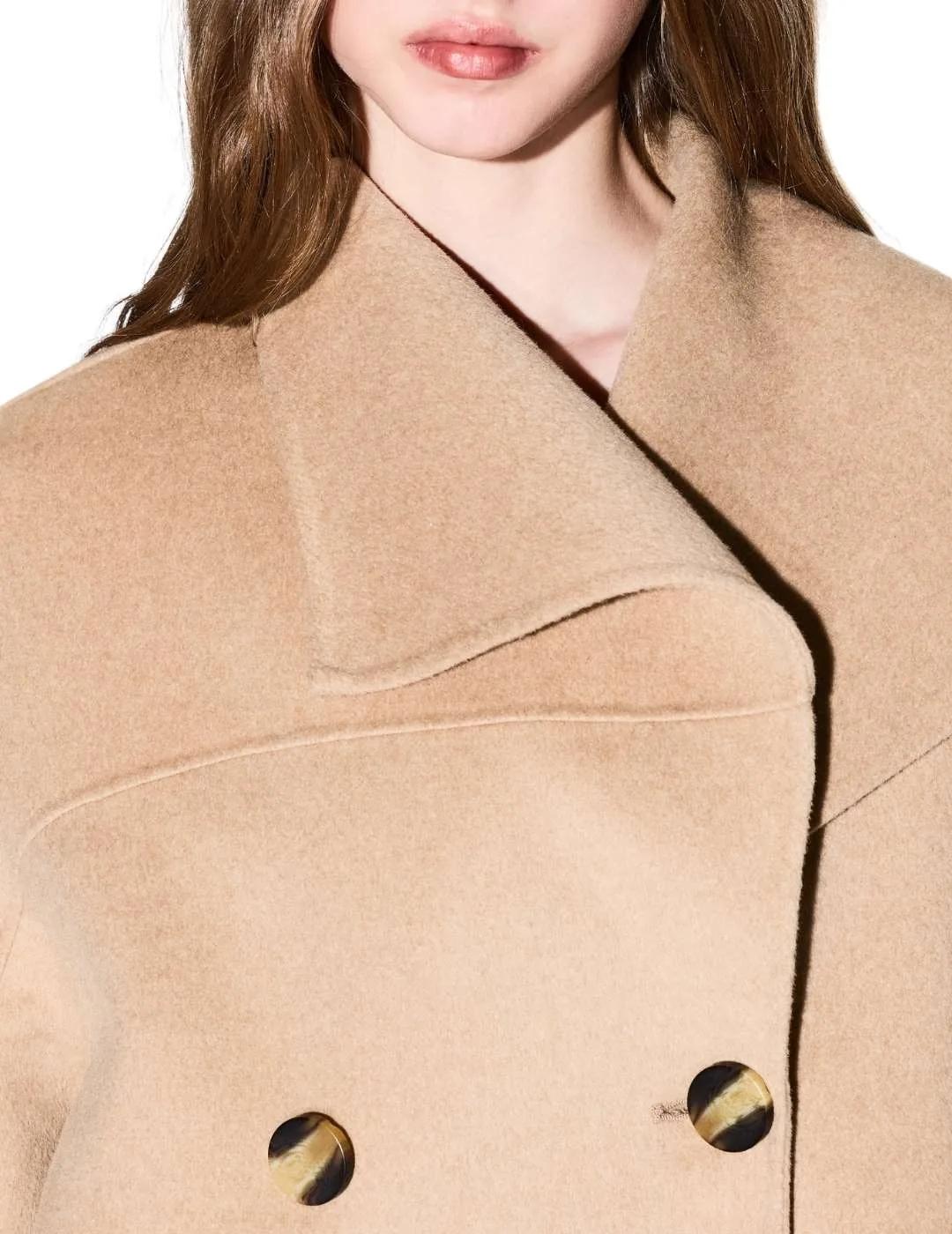 Armani Abrigo Camel corto