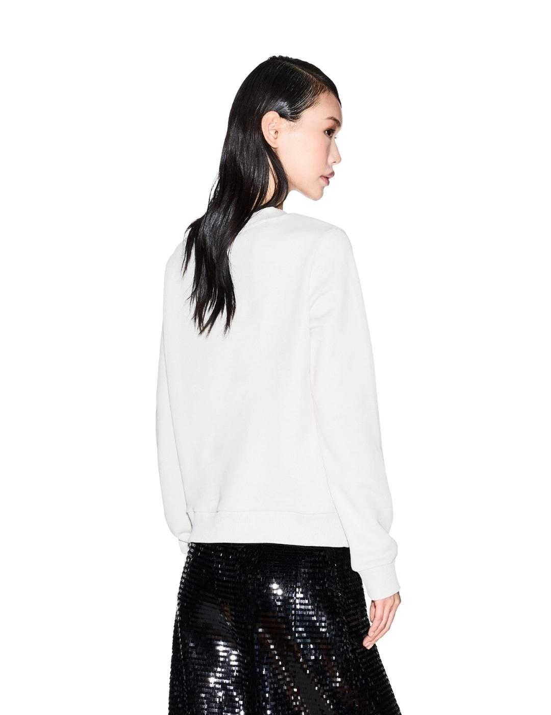 Armani Sudadera sin capucha Giorgio Blanca