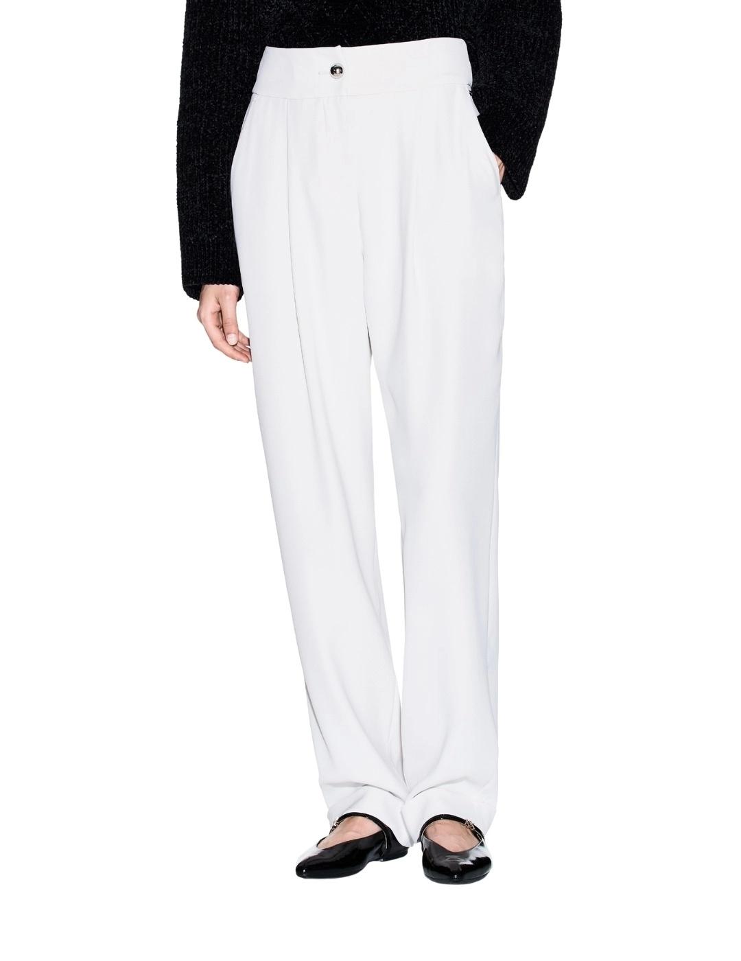 Armani Pantalones formales Blancos