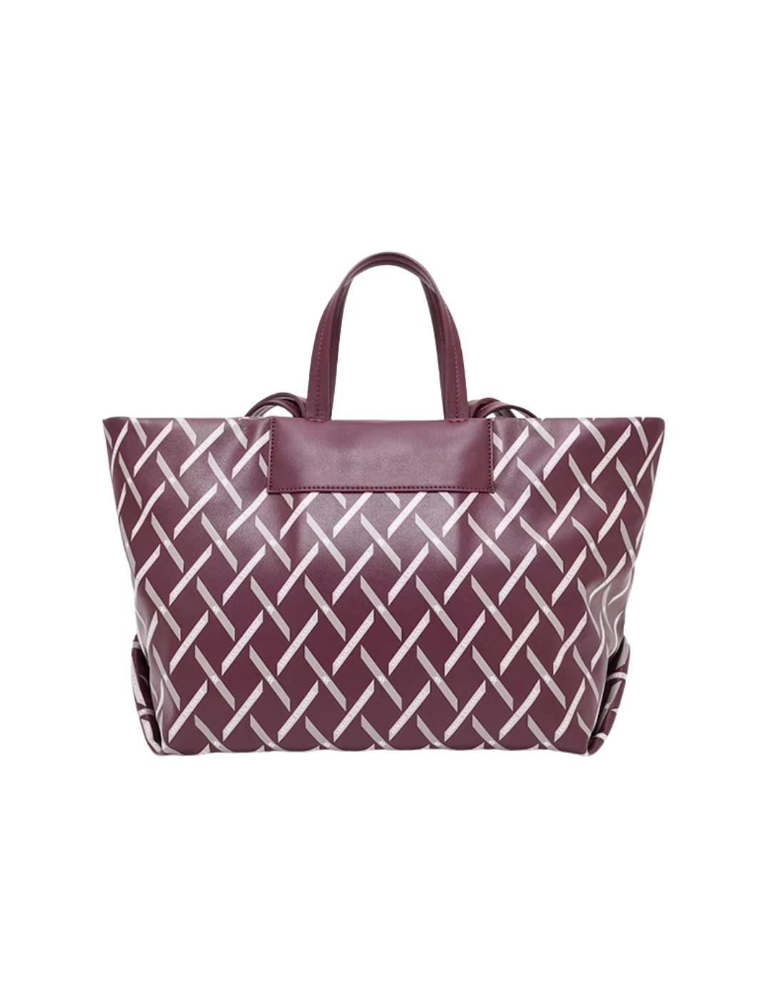 Armani Bolso de hombro Granate gráfico de diamante