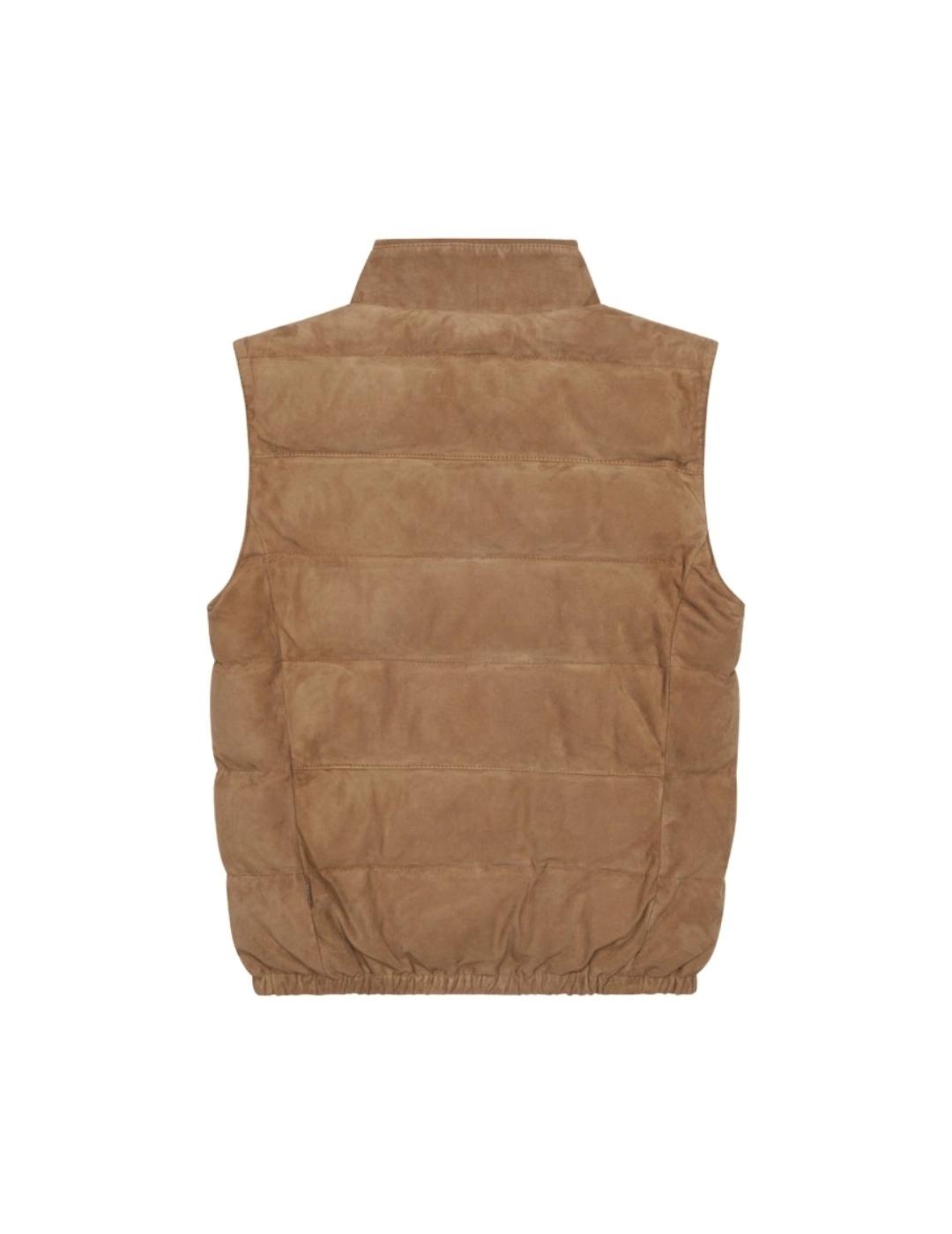 Atpco Chaleco Suede Marrone