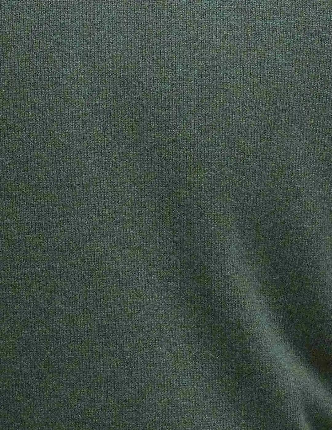 Barbour Cárdigan Verde cremallera y botones