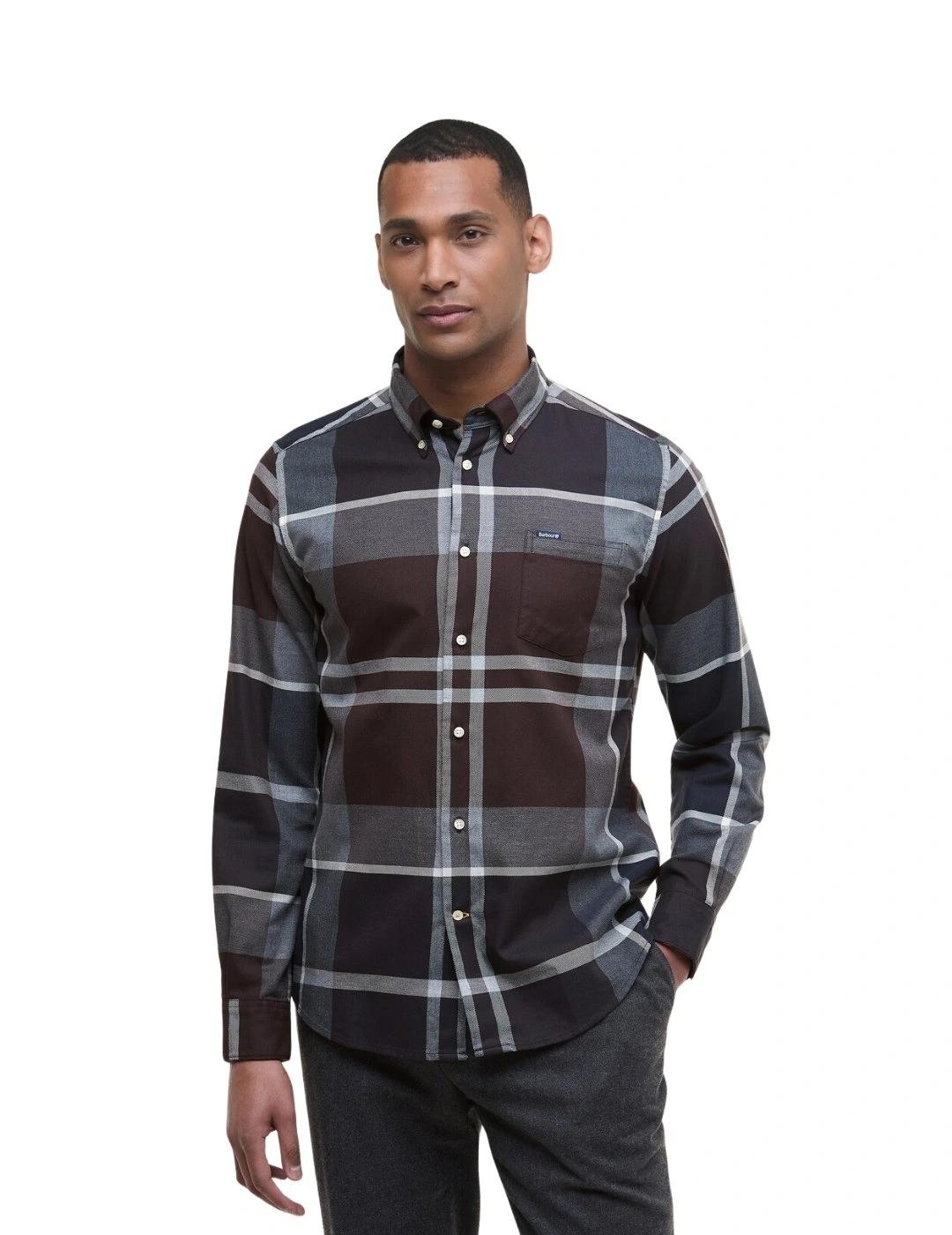 Barbour Camisa Dunoon Tartan Azul