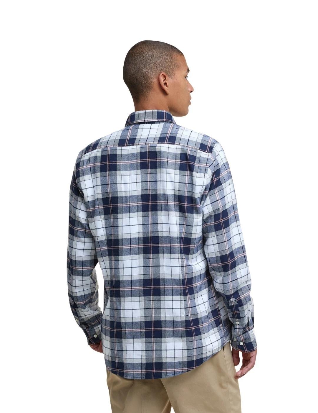 Barbour Camisa Fortrose Tartan Azul