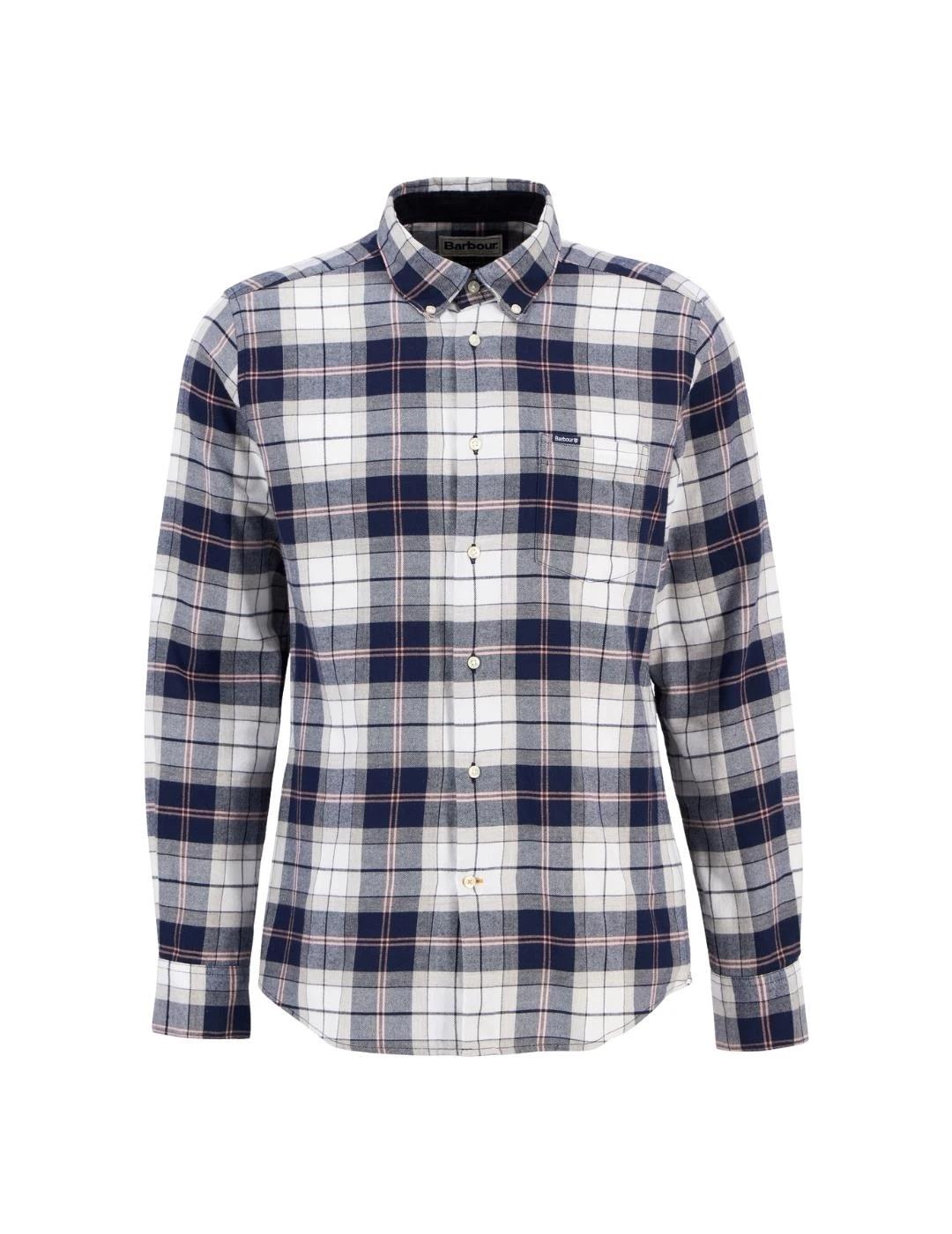 Barbour Camisa Fortrose Tartan Azul