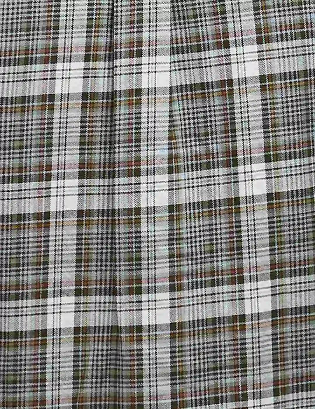 Barbour Camisa Mosswood Verde y gris